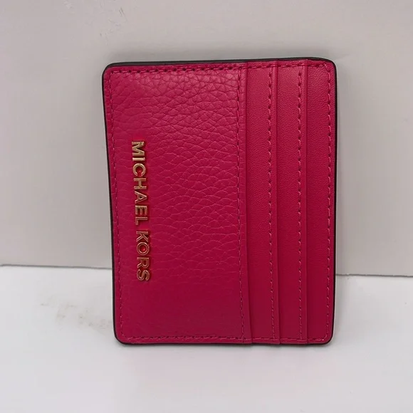 MICHAEL KORS
Large Pebbled Leather Card Holder Case
Electric Pink 
NWT - Picture 10 of 16
